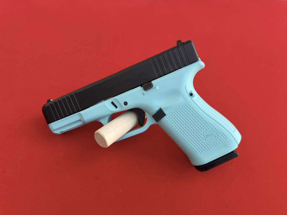 Glock 19 GEN 5 9mm 4.02" Semi Auto Robins Egg Blue 9MM Pistol NEW IN BOX-img-1