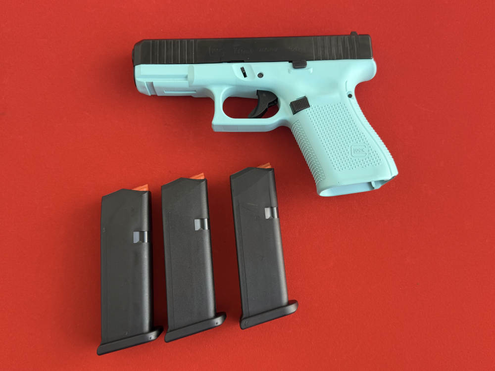Glock 19 GEN 5 9mm 4.02" Semi Auto Robins Egg Blue 9MM Pistol NEW IN BOX-img-24