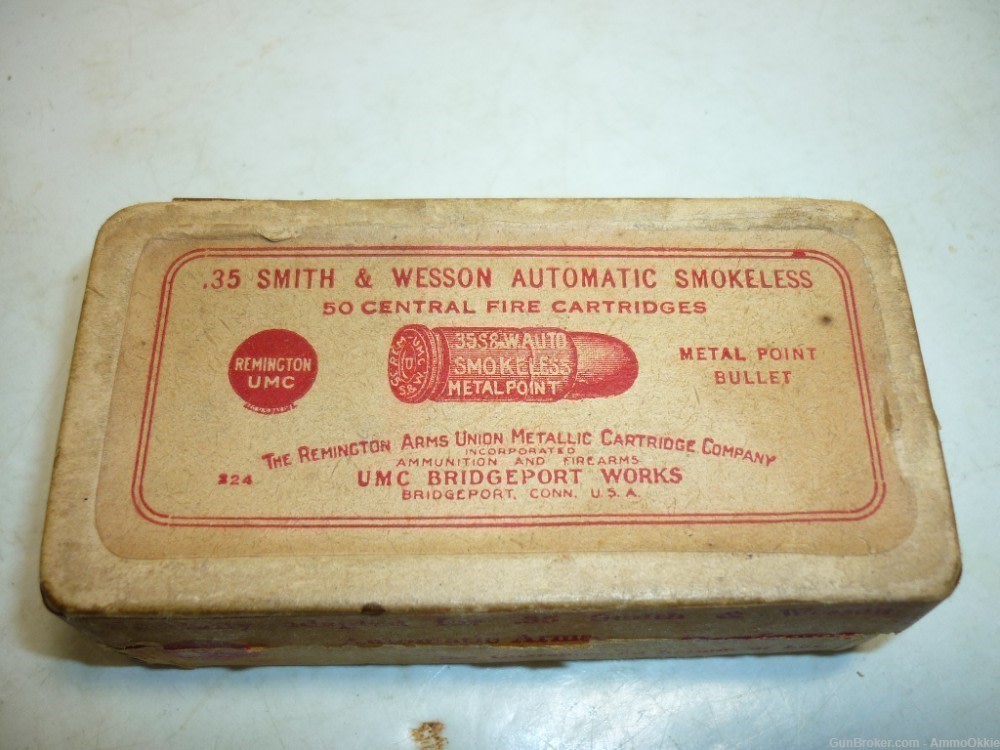 5rd - .35 S&W Auto 1920s - 35sw - UMC REMINGTON - SW Model 1913-img-2