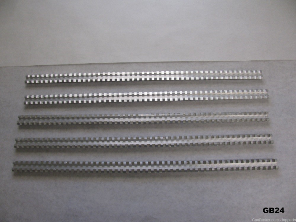 Unfinished, Pre-drilled Aluminum Picatinny Rails, Five (5) Qty. 19-1/2" OAL-img-0