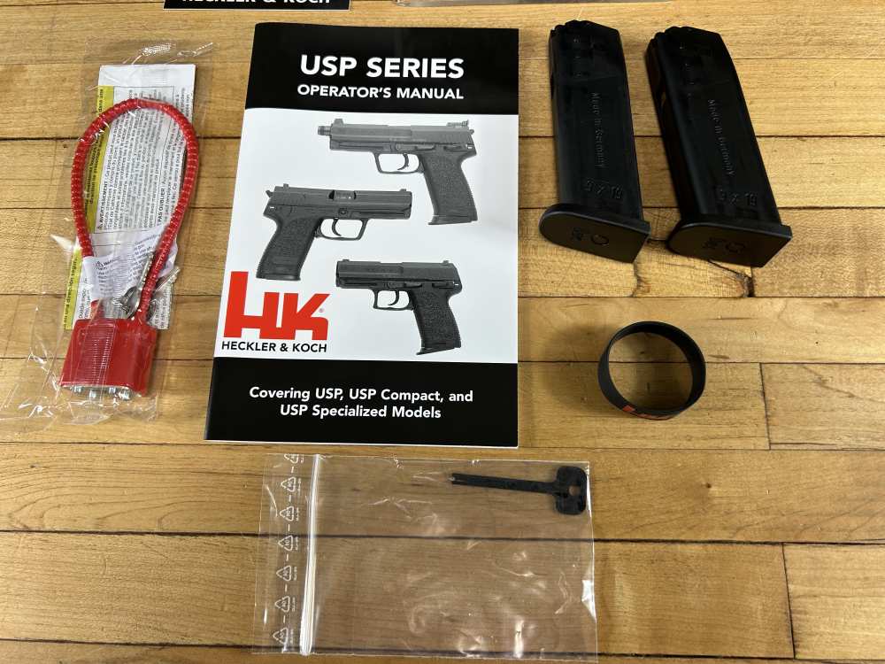 H&K Heckler & Koch USP 9MM 9x19 Pistol Semi Auto LNIB W/ 2 Mags 4.25" Brl -img-2