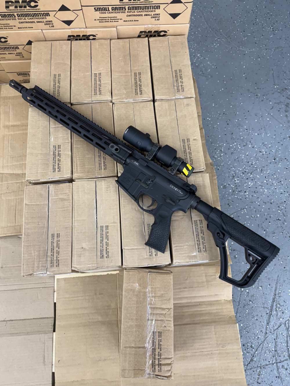USED DANIEL DEFENSE DDM4 V7 SLW  14.5" 5.56 RIFLE-img-0