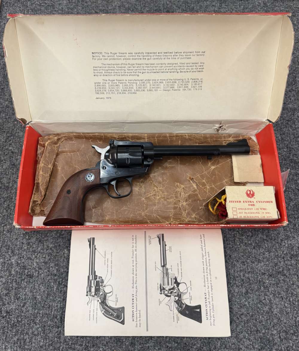 Ruger Single Six .22lr with .22WMR Cylinder and Box (USED)-img-2