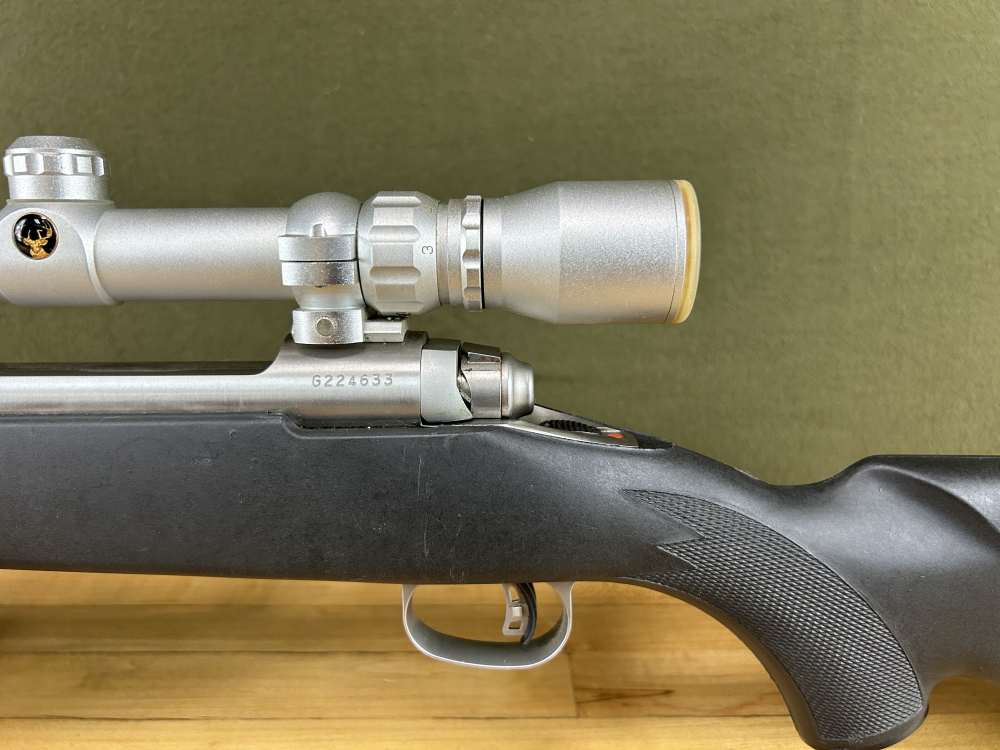 Savage Model 116 .270 WIN Bolt Action Rifle Stainless VGC W/ Simmons Scope -img-7