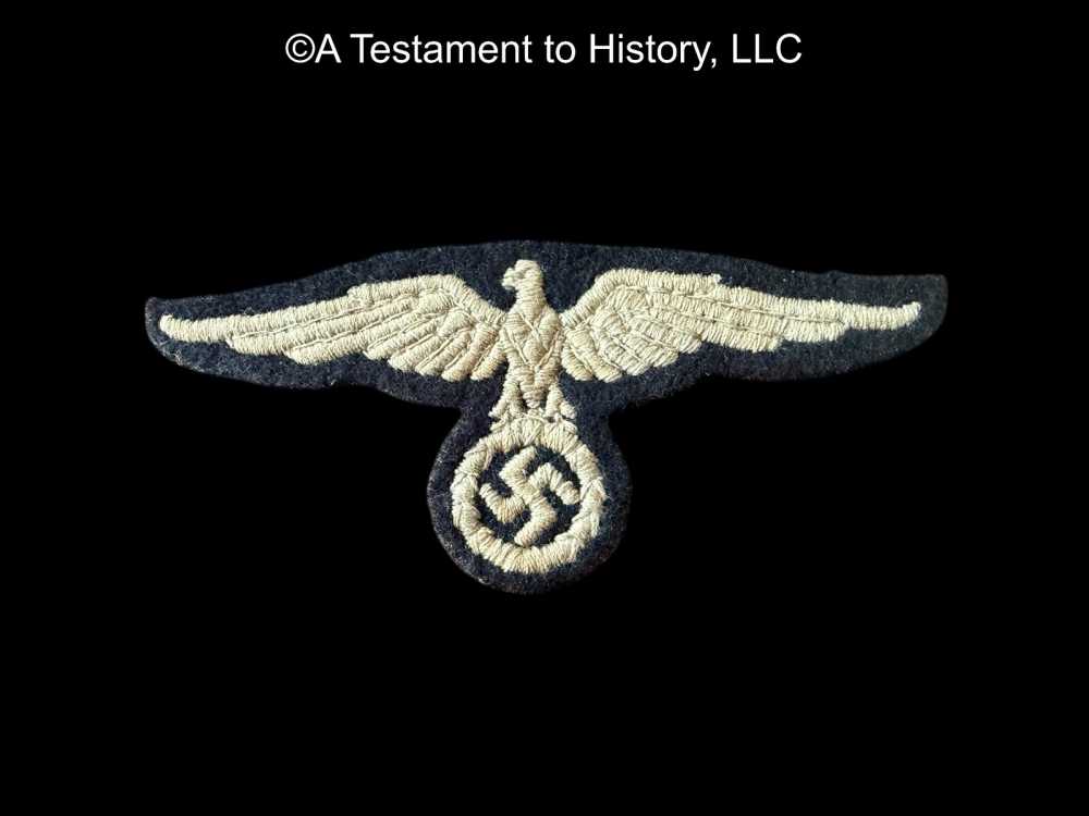 WWII GERMAN- SS-VT FIRST PATTERN PRE WAFFENSS- SLEEVE EAGLE- ORIGINAL WW2-img-0