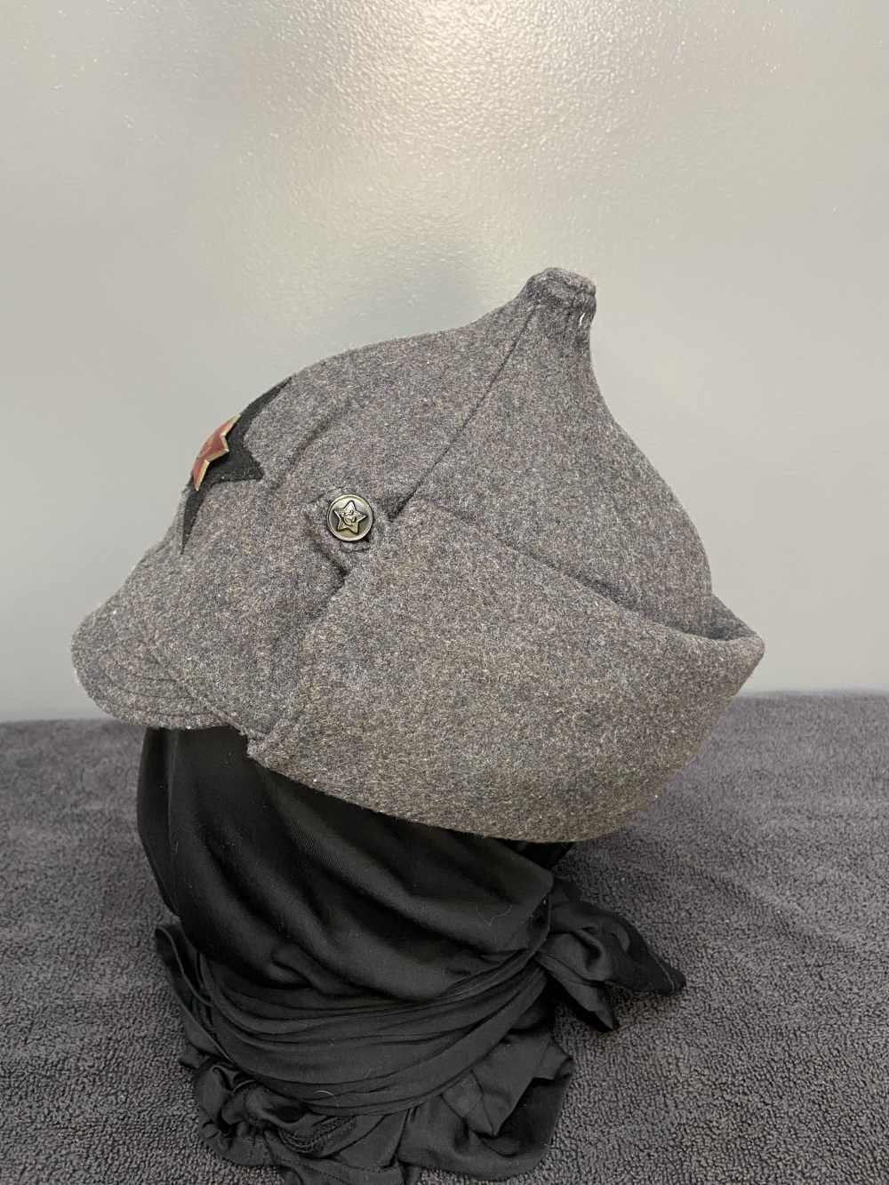 RARE ORIGINAL Early Soviet Russian Army m1935 Budenovka UNISSUED-img-3