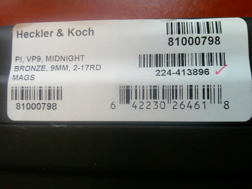 Heckler and Koch VP9 Midnight Bronze 9mm 4.09" Barrel 17-Rounds 3-Dot Sight-img-2