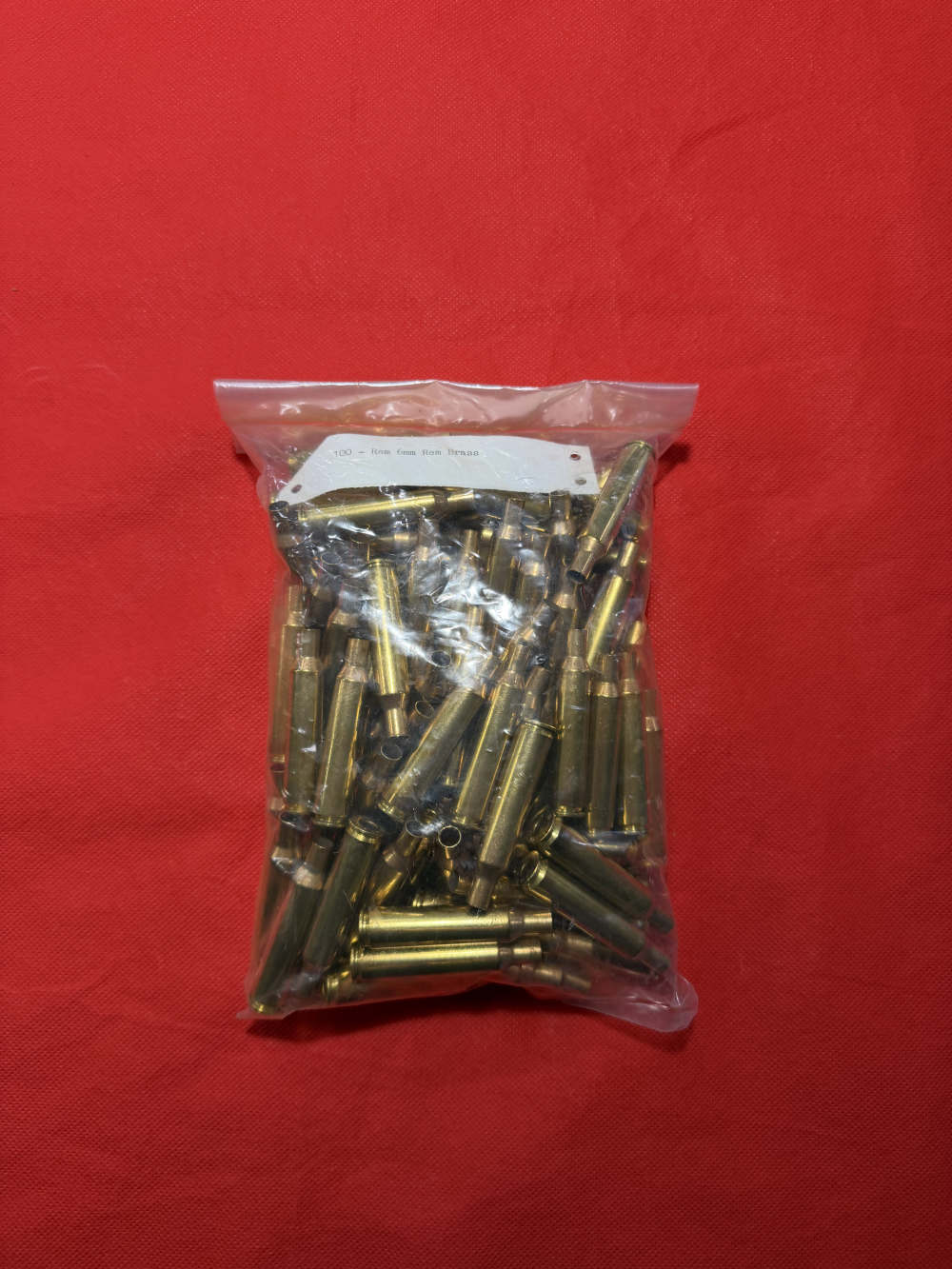 6MM Remington Brass 100 Pieces -img-0