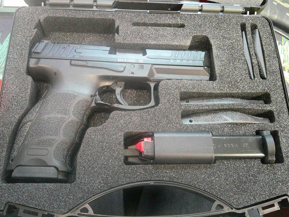HK VP9, Optics Ready, 9mm Pistol w/ (2) 10rd Mags-img-0