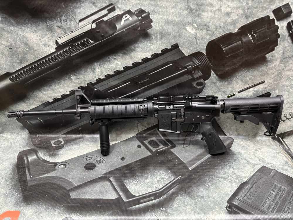 Left Hand Colt M4 SOCOM retro clone 16" 5.56 rifle Quad Stag-15 -img-9