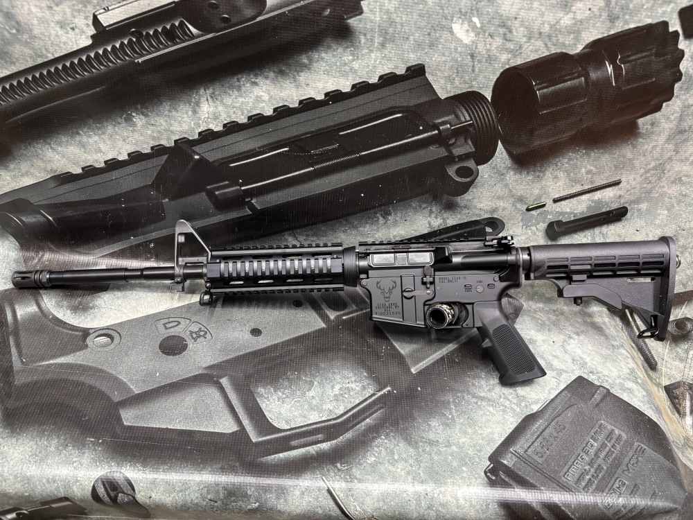 Left Hand Colt M4 SOCOM retro clone 16" 5.56 rifle Quad Stag-15 -img-0