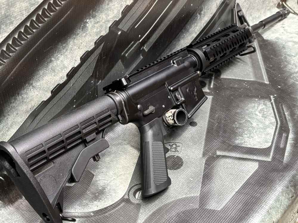 Left Hand Colt M4 SOCOM retro clone 16" 5.56 rifle Quad Stag-15 -img-8