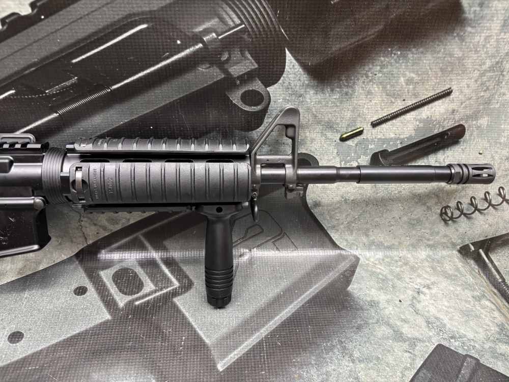 Left Hand Colt M4 SOCOM retro clone 16" 5.56 rifle Quad Stag-15 -img-12