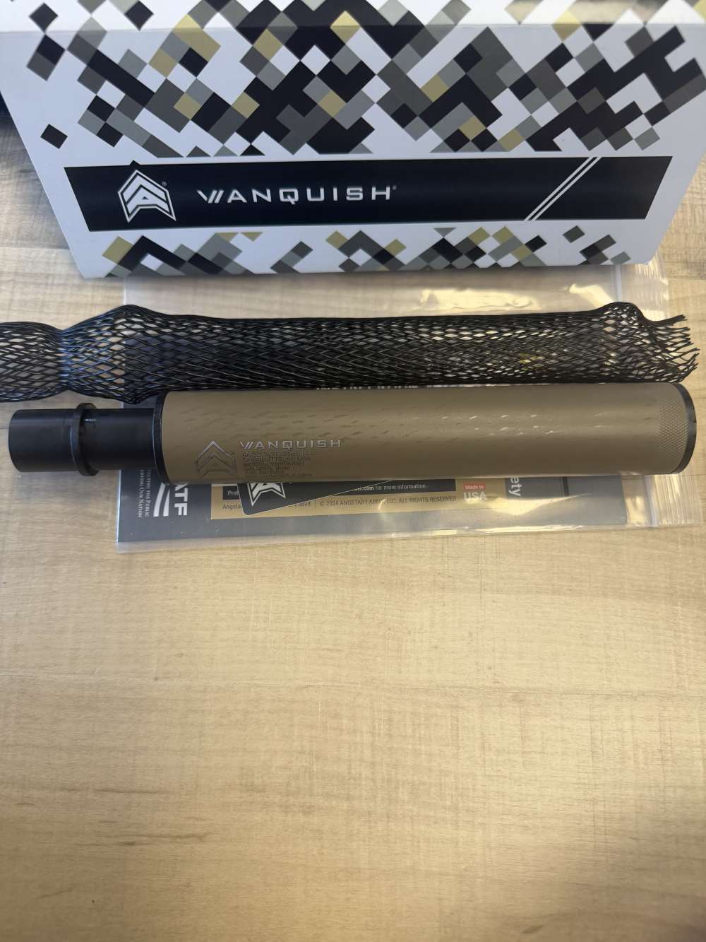 Angstadt Arms Vanquish 10.5” integrally suppressed barrel- FDE -img-0