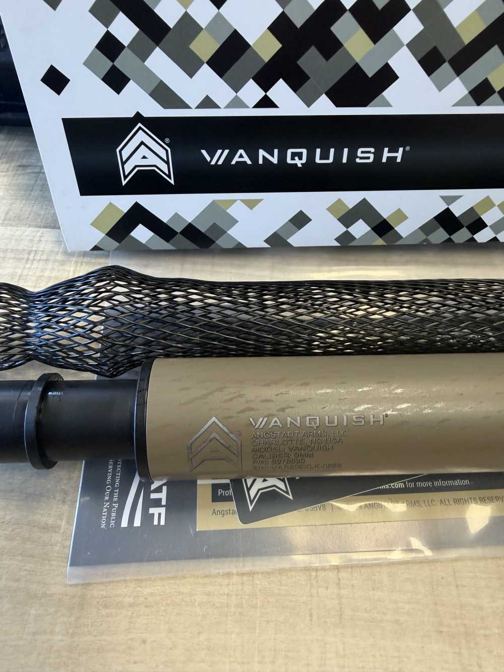 Angstadt Arms Vanquish 10.5” integrally suppressed barrel- FDE -img-1