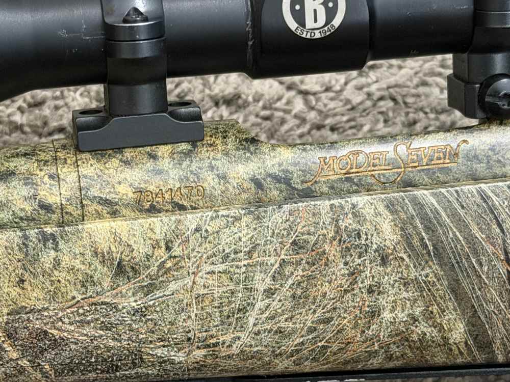 Remington model seven predator 22-250 rem 20” brl camo fluted nice-img-7