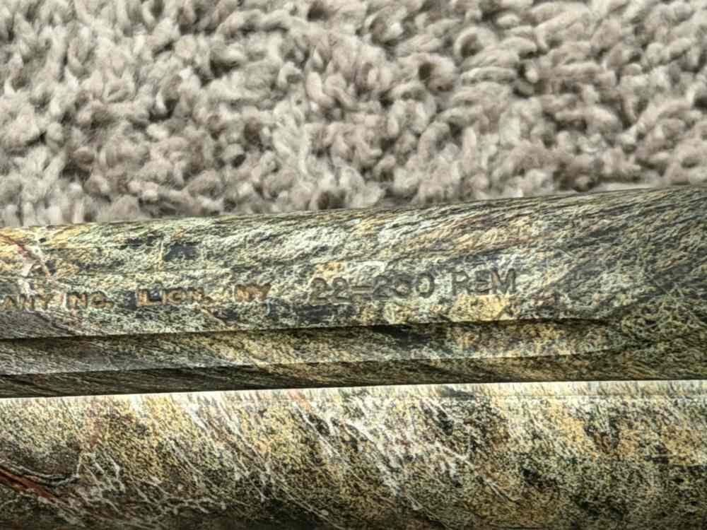 Remington model seven predator 22-250 rem 20” brl camo fluted nice-img-9
