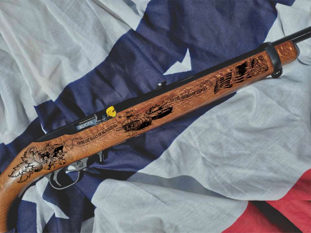 United States Marine Corps 250th Anniversary Engraved Ruger 10/22-img-1