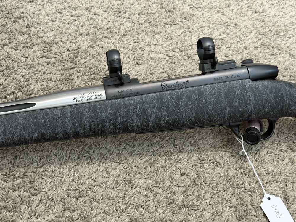Weatherby Mark V Accumark 30-378 Wby Mag 26” SF stainless ss brake -img-6