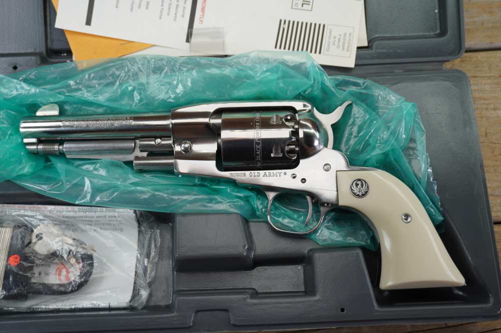 Ruger Old Army SHERIFFS MODEL 5.5 gloss stainless LIKE NEW IN BOX KBP-5F-1-img-3