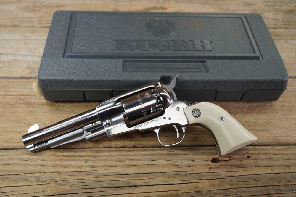 Ruger Old Army SHERIFFS MODEL 5.5 gloss stainless LIKE NEW IN BOX KBP-5F-1-img-40