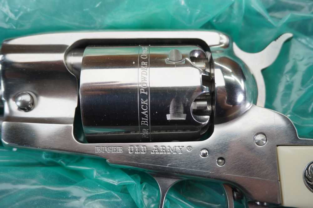 Ruger Old Army SHERIFFS MODEL 5.5 gloss stainless LIKE NEW IN BOX KBP-5F-1-img-7