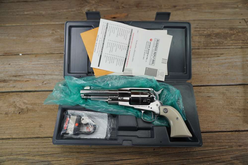 Ruger Old Army SHERIFFS MODEL 5.5 gloss stainless LIKE NEW IN BOX KBP-5F-1-img-0