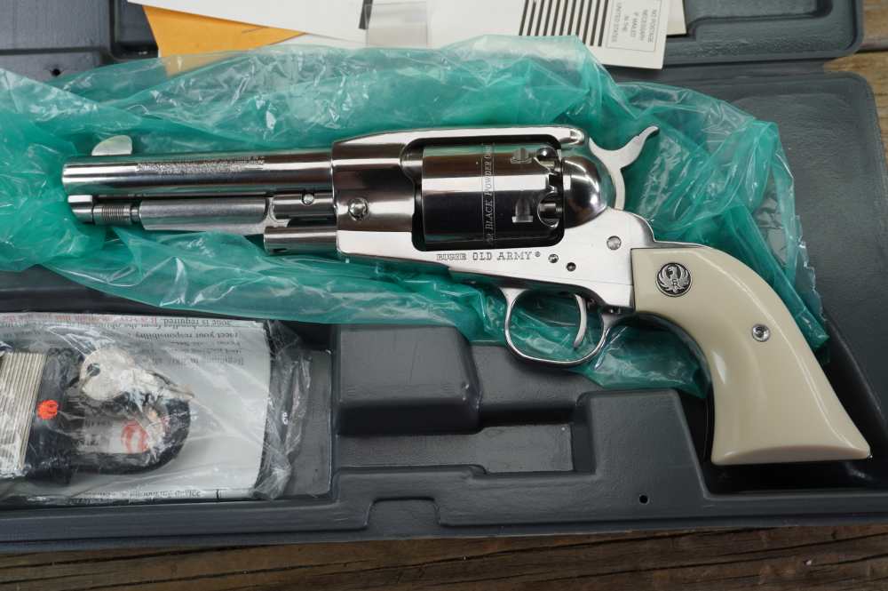 Ruger Old Army SHERIFFS MODEL 5.5 gloss stainless LIKE NEW IN BOX KBP-5F-1-img-2
