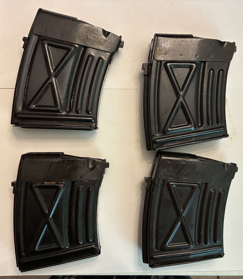 4x Romanian PSL FPK 10rd magazines 7.62x54r + Pouch-img-4