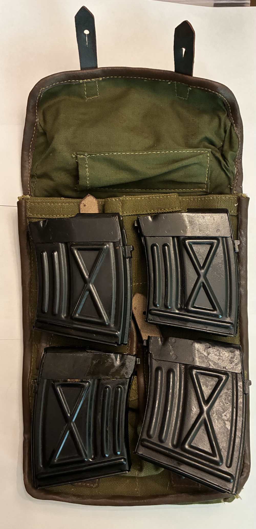 4x Romanian PSL FPK 10rd magazines 7.62x54r + Pouch-img-0