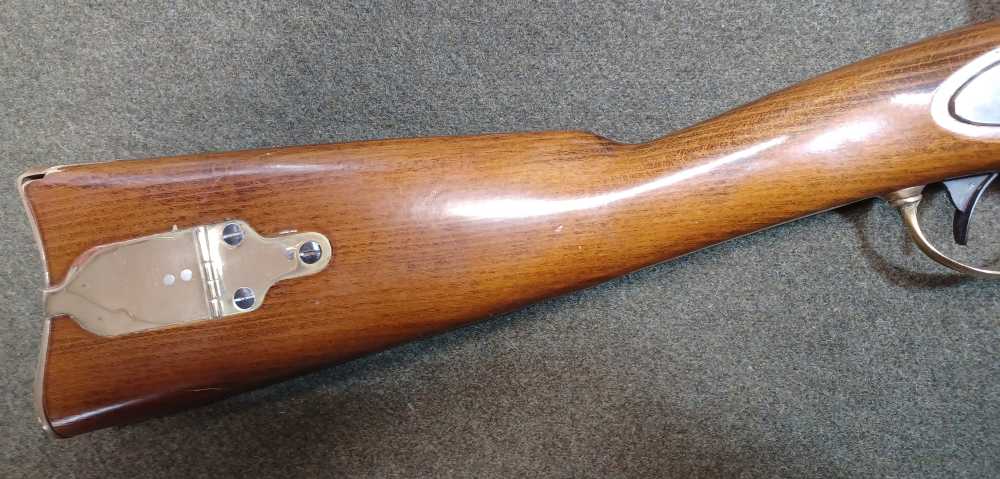 1974 Antonio Zoli-Lyman Zouave Rifle–.58 Cal Blackpowder-33”-Plus Extras-img-7