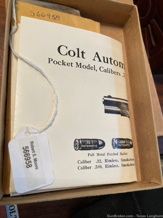 Colt M1903 32 WW2 General Holster Belt Rig and WW1 Colt M1911 45 Provenance-img-7