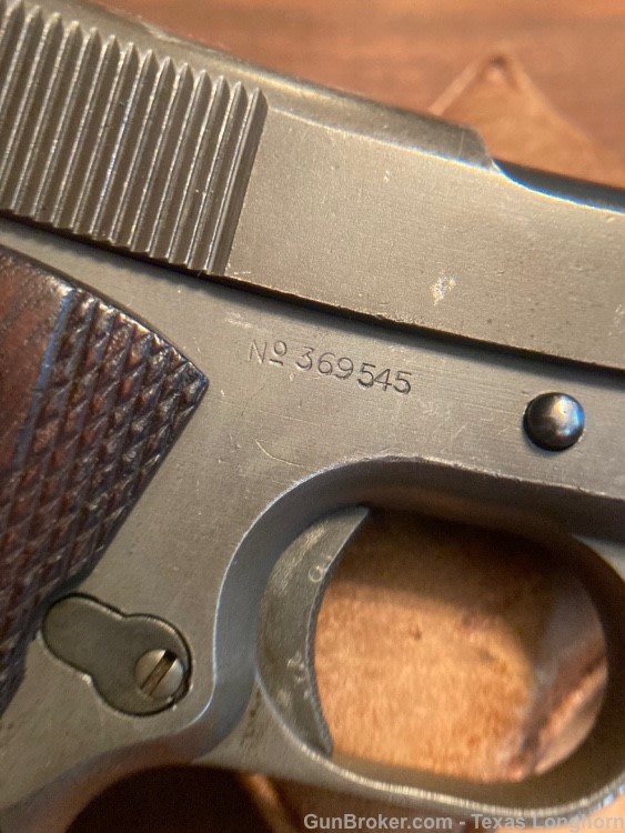 Colt M1903 32 WW2 General Holster Belt Rig and WW1 Colt M1911 45 Provenance-img-92