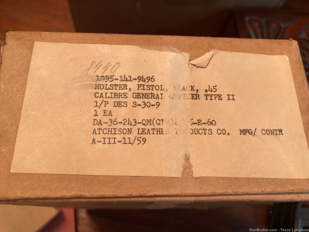 Colt M1903 32 WW2 General Holster Belt Rig and WW1 Colt M1911 45 Provenance-img-5