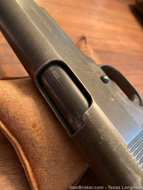 Colt M1903 32 WW2 General Holster Belt Rig and WW1 Colt M1911 45 Provenance-img-97
