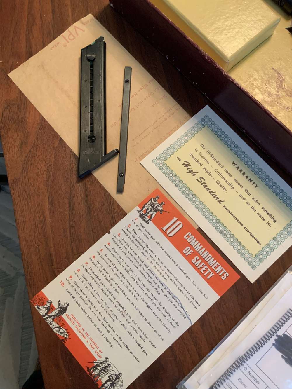 High Hi Standard *SUPERMATIC* Model S-101 .22 LR Pistol Mint-NIB 1955 98%+-img-2