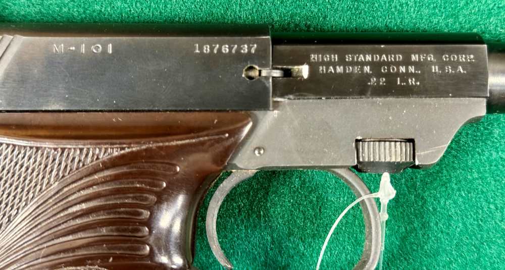 High Standard Dura-Matic M-101 .22LR Pistol. 6.75", 1 Mag & Holster-img-4