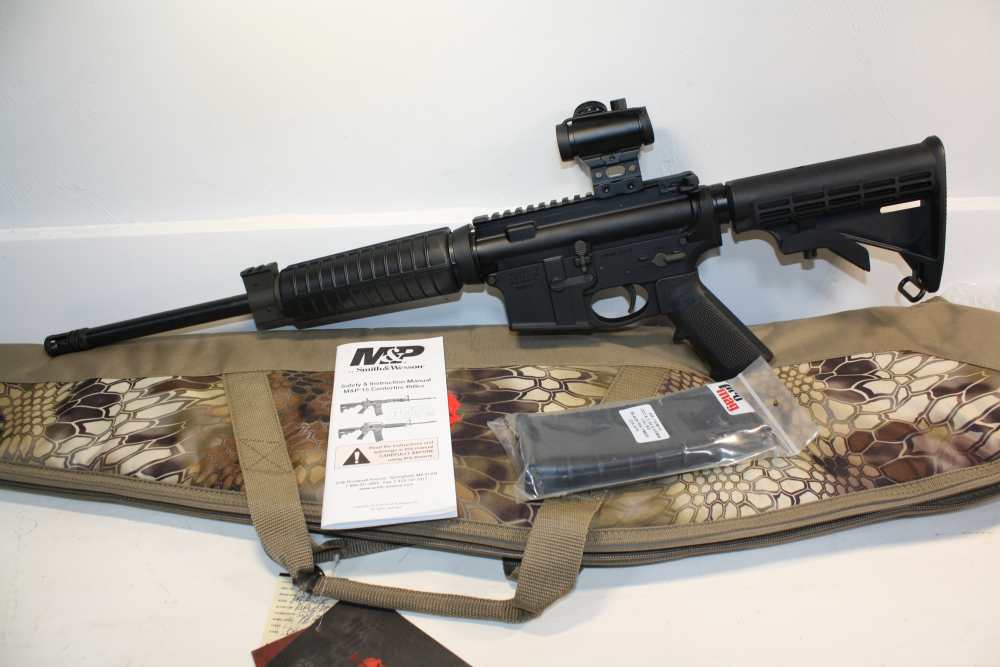 Smith & Wesson M&P 15 rifle in 5.56mm, dot sight , NEW-img-0