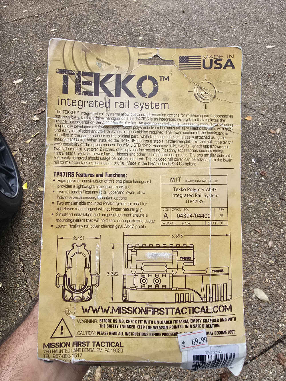 MFT Tekko AK Handguard-img-1