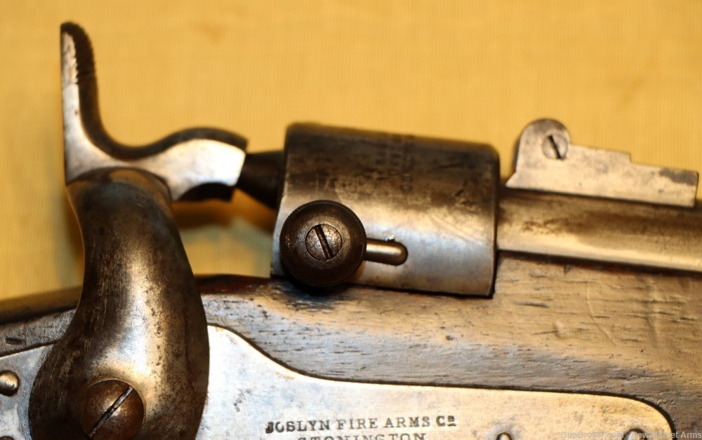 Very Rare Civil War Joslyn Model 1862 Transitional Cavalry Carbine c. 1863-img-27