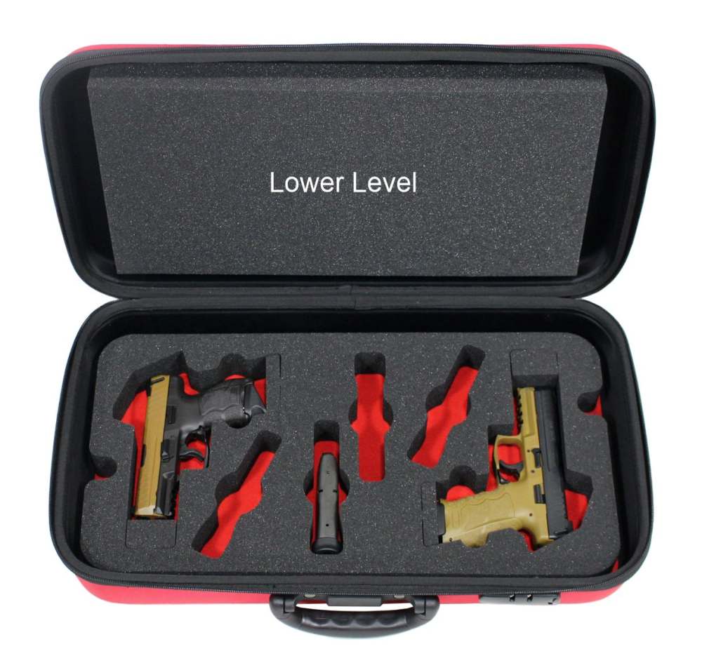 Peak Case Covert Compact Five Pistol Range Case-img-3