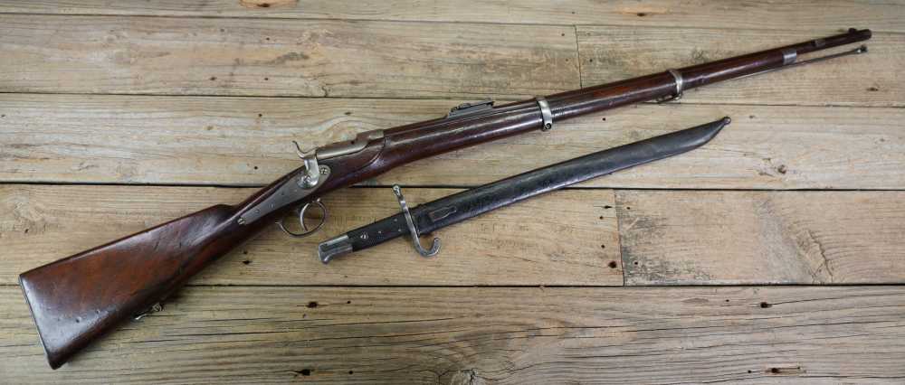 Austrian Werndl HIGH CONDITION antique unit mk'd w/ Bayonet 1867 1877 67/77-img-100