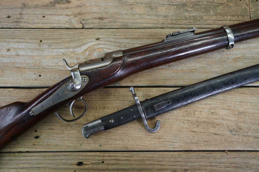 Austrian Werndl HIGH CONDITION antique unit mk'd w/ Bayonet 1867 1877 67/77-img-99
