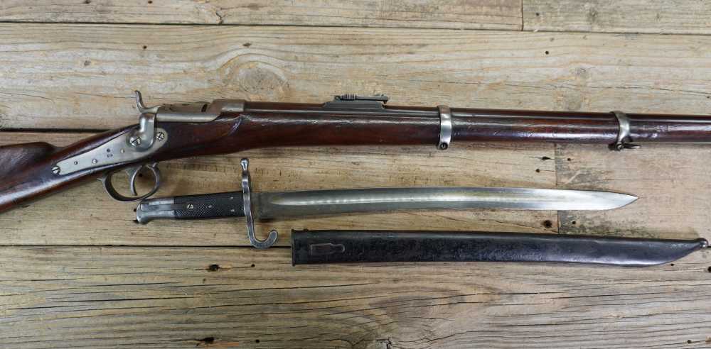 Austrian Werndl HIGH CONDITION antique unit mk'd w/ Bayonet 1867 1877 67/77-img-0