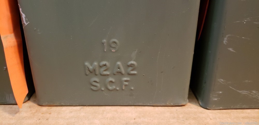 50 cal Surplus Ammo Cans Empty Good Seal M2A2 / M2A1 (12 cans)-img-2