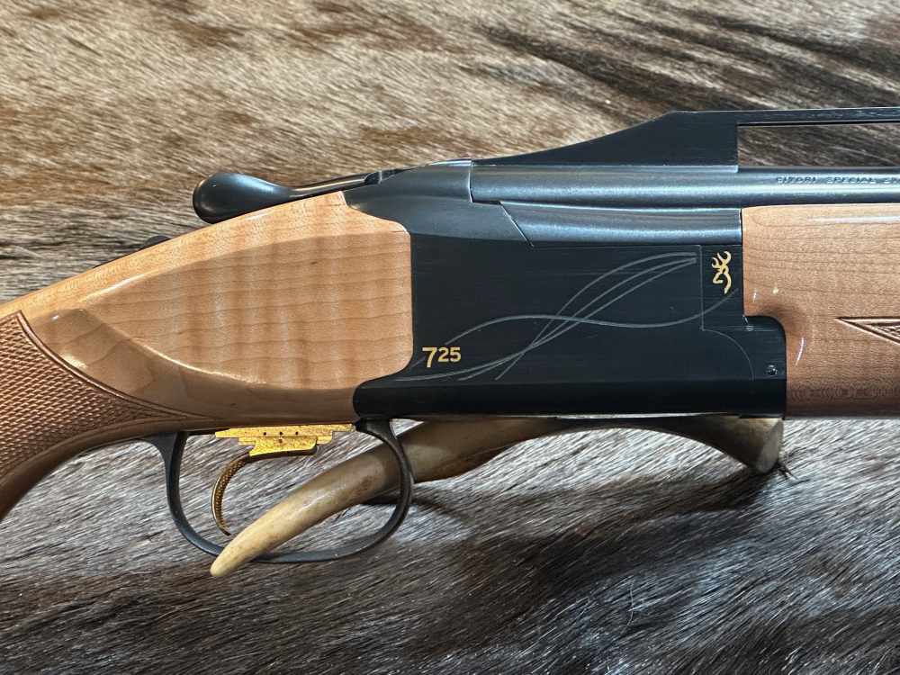 NEW BROWNING CITORI 725 TRAP MAPLE 2.3/4" 12 GA 32" BARRELS GREAT WOOD-img-3
