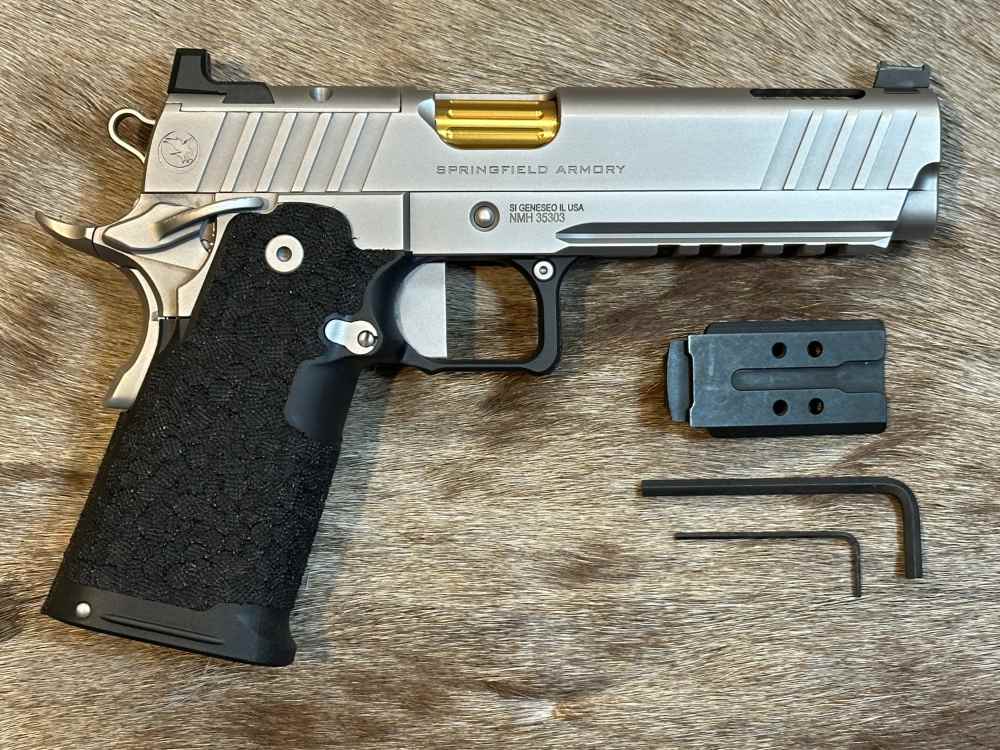 NIGHTHAWK CUSTOM SHOP SPRINGFIELD GOV'T 1911 DS PRODIGY AOS 9MM HI CAP-img-0