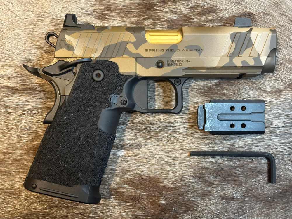 NEW NIGHTHAWK CUSTOM SHOP SPRINGFIELD 4.25" 1911 DS PRODIGY AOS 9MM W/ COMP-img-0