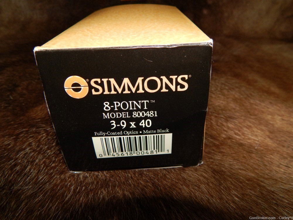Simmons Scope 3x9x40 with lens covers-img-3