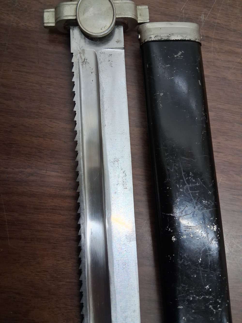 WW2 GERMAN RED CROSS DAGGER & SCABBARD-img-7